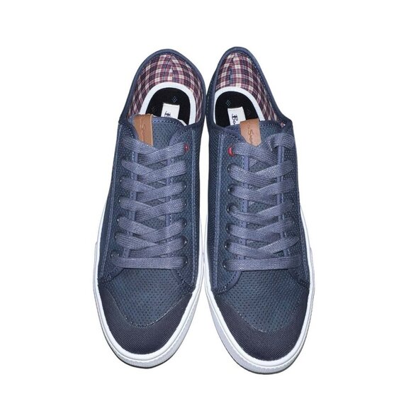 Ben Sherman Eddie Script Lace Shoes‎ Size 8M Men’s Navy Black Nylon New in box main image 10